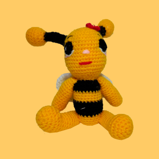 Peluche abeja reina