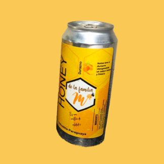 Cerveza sabor durazno en lata